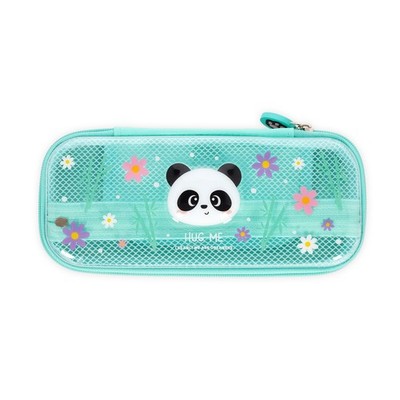 Legami Wonderwow Federmäppchen Panda Motiv 2 Fächer Stifthalter Reißverschluss