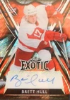 2024 leaf metal legends exotic brett hull detroit red wings autograph auto 1/2
