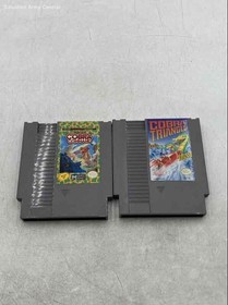 Vintage Nintendo NES 1985 Data East Cobra Command Video Game Lot Of 2