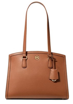 Michael Kors Women's Bag Purse Chantal Medium Tote 100% Leather Luggage New