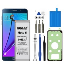 Replacement Battery for Samsung Galaxy Note 5,5000mAh High Capacity New 0 Cyc...
