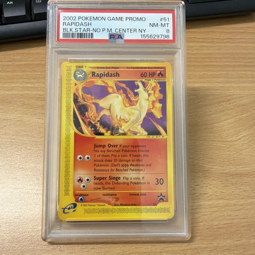 Rapidash graded PSA 8 for sale on eBay