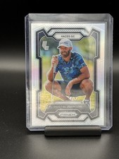 DUSTIN JOHNSON 2024 PANINI PRIZM LIV SILVER PRIZM INSERT CARD #16 GOLF STAR!