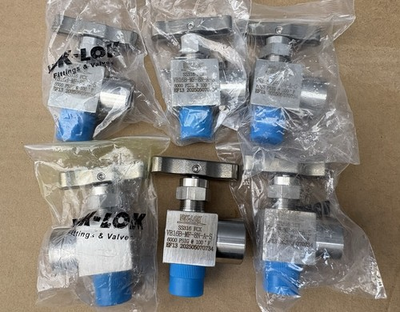 #ad #ad Needle Valve DK LOK 316 SS 1000 psig LOT OF 6 one price VB16B MF 8N A S $160.00