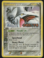 Skarmory 26/107 Reverse Holo Pokémon EX Deoxys Stamped HP/DMG on eBay