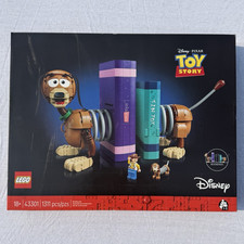 LEGO Disney Toy Story Slinky Dog Bookends 43301 Complete Set 131 pcs 18+