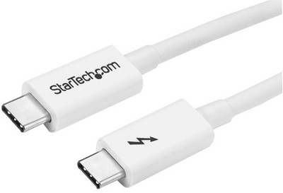 STARTECH - Thunderbolt 3 (USB-C) 20Gb/s Male to Male Lead, 2m White