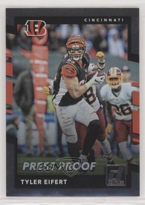 2017 Panini Donruss Press Proof Silver 21/100 Tyler Eifert #221 11pj