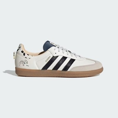 adidas Originals SAMBA OG SCHUHE KJ5990 Cloud White / Core Black / Gold Metallic