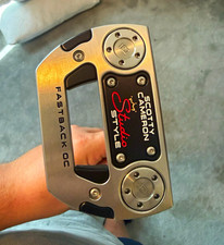 Scotty Cameron Studio Style Fastback OC RH Mallet Putter Silver/Black 35 inches