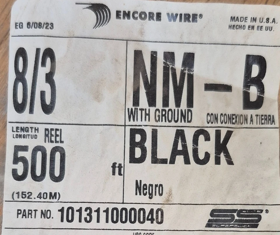 100 ft 8/3 NM-B WG Wire - Image 2 of 2