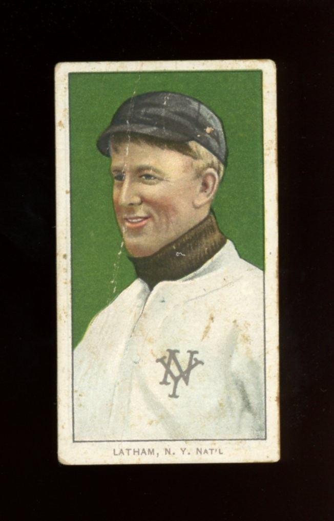 1909-11 T206 Baseball #276 Arlie Latham Polar Bear PR *h1