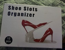 12 Pack Shoe Slots Organizer Shoe Stackers Shoe Space Saver Shoe Rack Holder