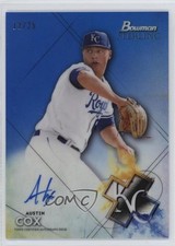 2021 Bowman Sterling Prospect Blue Refractor 12/25 Austin Cox #BSPA-AC Auto 0l2q