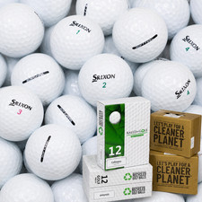 Image of Srixon Soft Feel Golf Balls 12 Pack Pearl Grade Lake Balls Premium Recycled