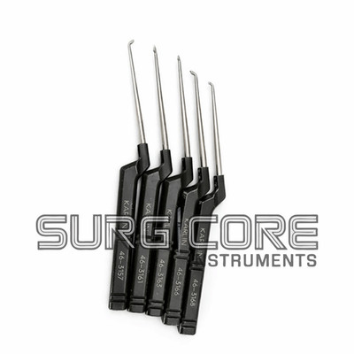 Set Of 5 Symmetry Codman Karlin Cervical Curettes