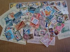 Collection 100 US stamps - 250th Birthday series-#19 Franklin & Postal Service