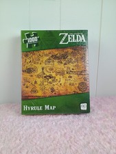 Legend Of Zelda Hyrule Map 1000 Piece Jigsaw Puzzle Usaopoly NEW SEALED Nintendo