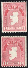 Ireland Stamps # 105+105A MNH F-VF Scott Value $100.00