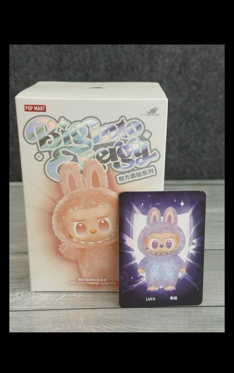POP MART x The Monsters Labubu Big Into Energy Vinyl Plush Pendant