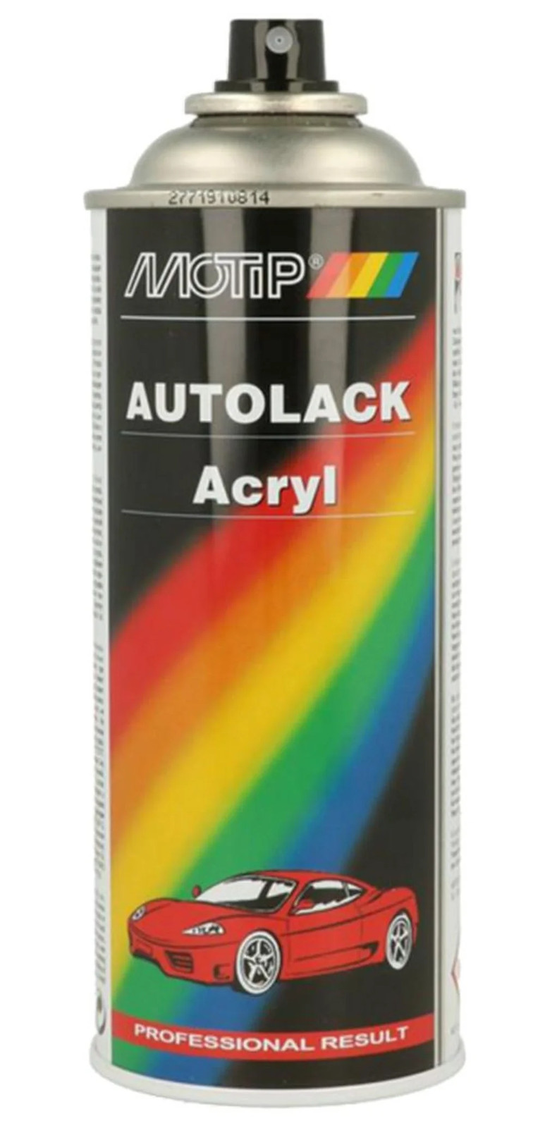 Peinture rouge Lucifer perle EKQ Motip 400ml au pouvoir couvrant anti-rayures