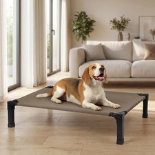 Elevated Outdoor Dog Bed, Raised Dog Bed with Steel Framed 42in | Cooling Ele...