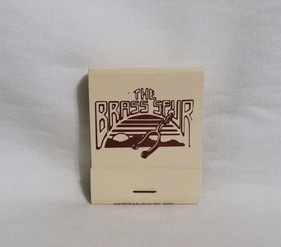 Vintage Brass Spur Night Club Bar Matchbook St Charles Louis MO Advertising Full