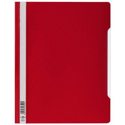 DURABLE Schnellhefter Kunststoff rot DIN A4 überbreit, 50 St.
