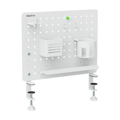 Mount-It! Clamp-On Pegboard Organizer | Adaptable Desk Storage for Home Offic...