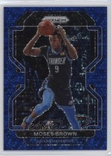 2021-22 Panini Prizm Fast Break Blue Prizm 31/150 Moses Brown #173 01uy