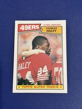 1987 Topps Charles Haley Rookie Card #125 . rookie card picture