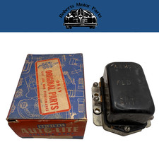 New Old Stock Auto-lite Voltage Regulator 1941-1949 6v 45-57 Amp Vbe-6101-a New Old Stock Auto-lite Voltage Regulator 1941-1949 6v 45-57 Amp Vbe-6101-a