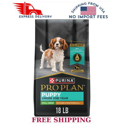Purina Pro Plan Development Small Breed Puppy Dry Dog Food-Chicken&Rice 18 lb