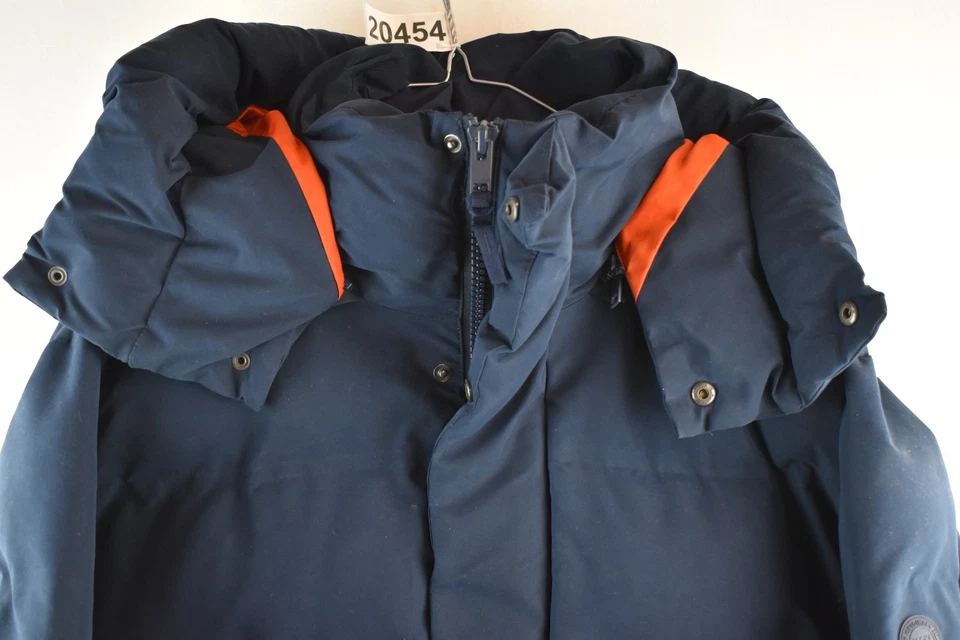 JACK & JONES Navy Padded Jacket size 2XL Mens Hooded Casual Outdoors Outerwear - Image 2 of 4
