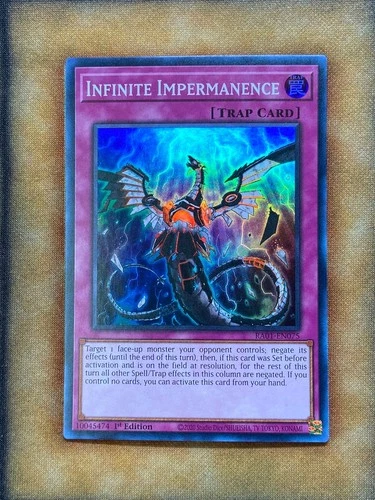 Yugioh Infinite Impermanence RA01-EN075 Super Rare 1st Ed NM
