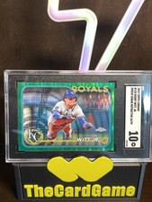 2024 Topps Chrome Bobby Witt Jr #120 Green Sonar Refractor /99 SGC 10 Royals!