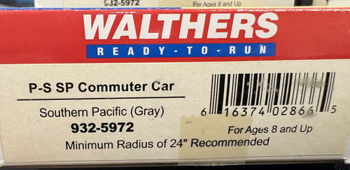 Autobús de pasajeros de cercanías DCAS-HO Walthers Southern Pacific SP 932-5972 NUEVO EN STOCK COMO NUEVO | Condition: New