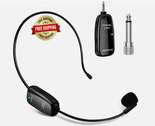 Microfonos Profesionales Inalambricos Professional Recargables Diadema Estudio 2