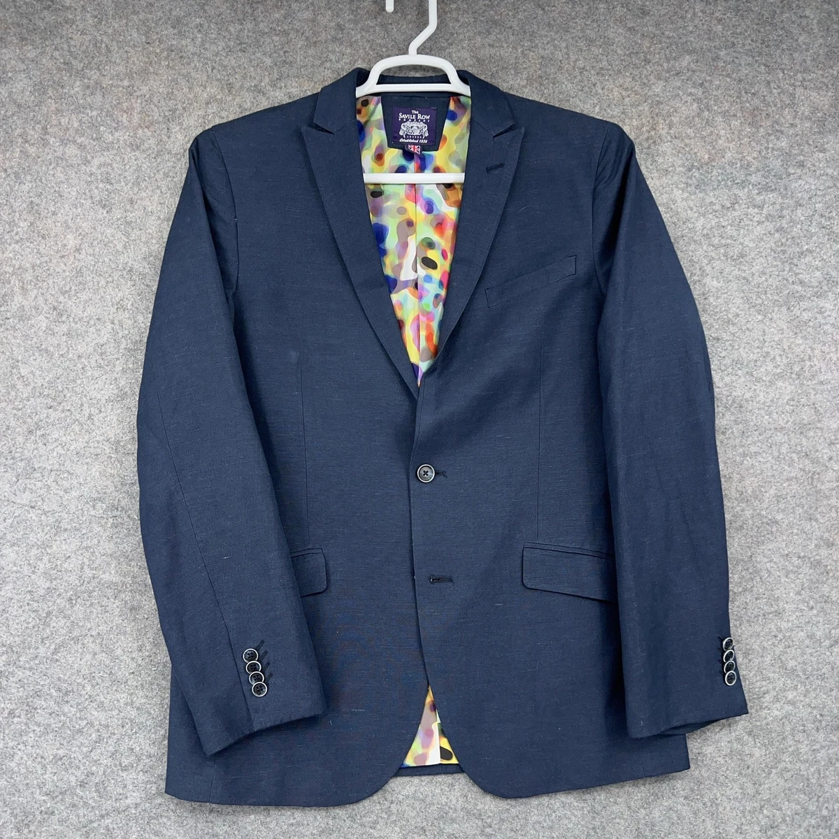 Savile Row Blue Solid Suits & Blazers for Men for sale | eBay Savile Row Blue Solid Suits & Blazers for Men for sale | eBay