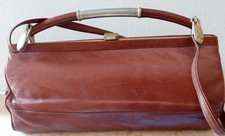 Splendida borsa vintage in pelle di capretto, marca ''Il Bagatto'', Anni '70