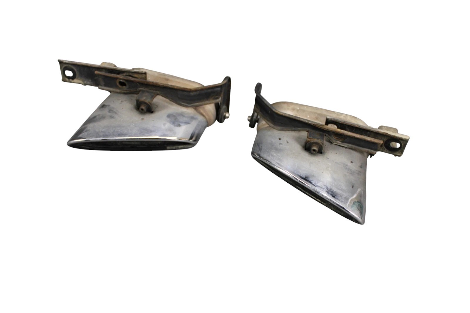 06-12 Bentley Continental Left & Right Side Exhaust Tip Muffler 3W0253681D OEM