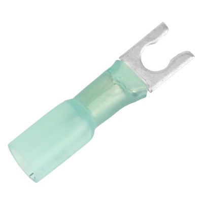 Pacer 16-14 AWG Heat Shrink Spade Terminal - #10 Stud Size - 100 Pack TE14-10...
