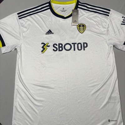 Adidas Soccer Jersey Mens 4XL White Leeds United Tyler Adams 12 Premier League