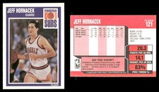 Jeff Hornacek Rookie 1989-90 Fleer #121 RC Phoenix Suns NBA Basketball Card. rookie card picture