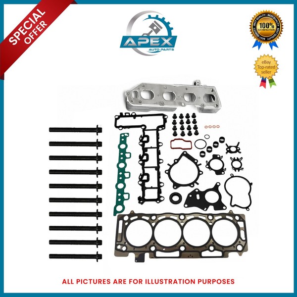 Kopf Set Mit Kopfdichtung & Kopfschrauben FüR CitroëN & Peugeot 2.0 HDI DW10-image