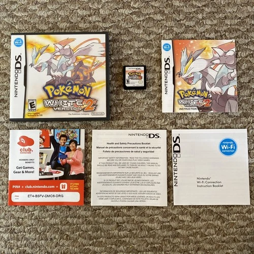 Pokemon White Version 2 CIB (Nintendo DS) Authentic - Tested & Works