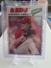 2026 Topps Heritage Andrew Abbott Deckled Edge #31 Reds Sp