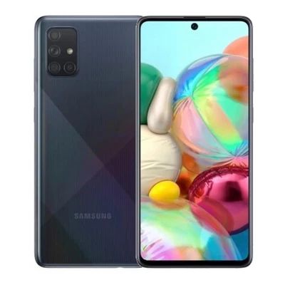 Smartphone Samsung Galaxy A71 6/128Go LTE A715F/DS Noir | État Bon - Photo 1/4