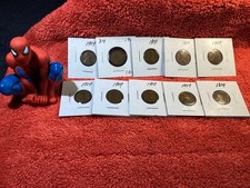 TEN 1909 LINCOLN WHEAT CENTS 1st YEAR of SERIES