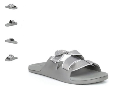 Chaco Chillos Slide Outskirt Gray Comfort Sandal Men's US sizes 7-15 NIB!!!
